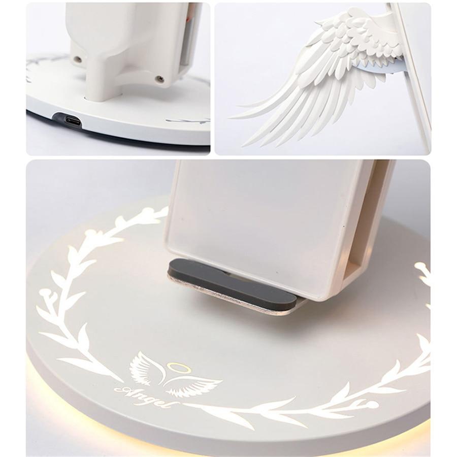 Angel Wing LED Trådløs Lader | Skanto