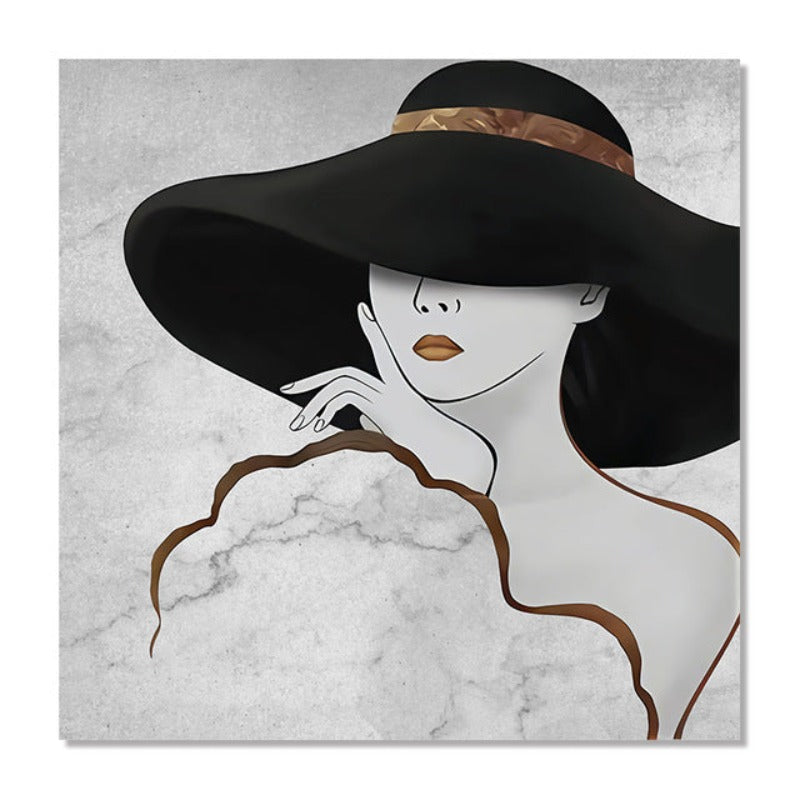 Fashionista - Lerret Veggkunst Maling