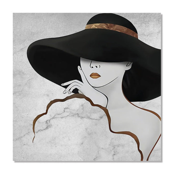 Fashionista - Lerret Veggkunst Maling