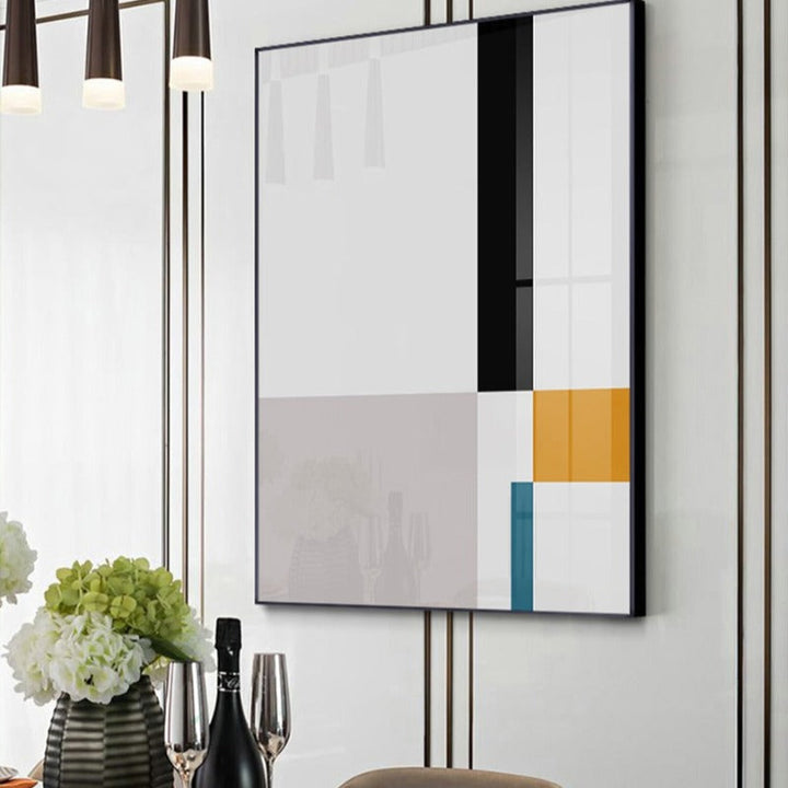 Minimalistisk abstrakt veggkunst Galleri Skandinavia - lerret veggbilde maleri