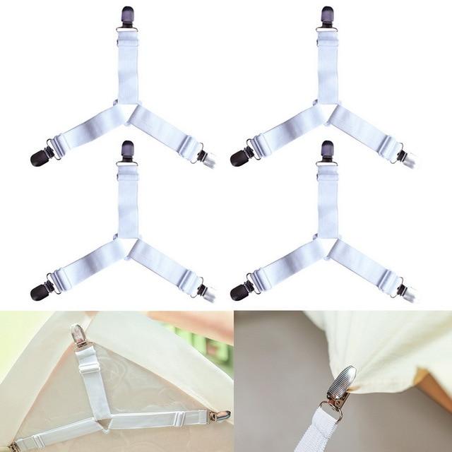 HoldTight - 4 Delers Elastiske Laken Klemmer | Skanto