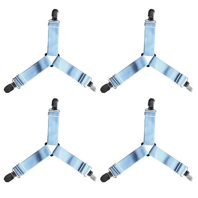 HoldTight - 4 Delers Elastiske Laken Klemmer | Skanto