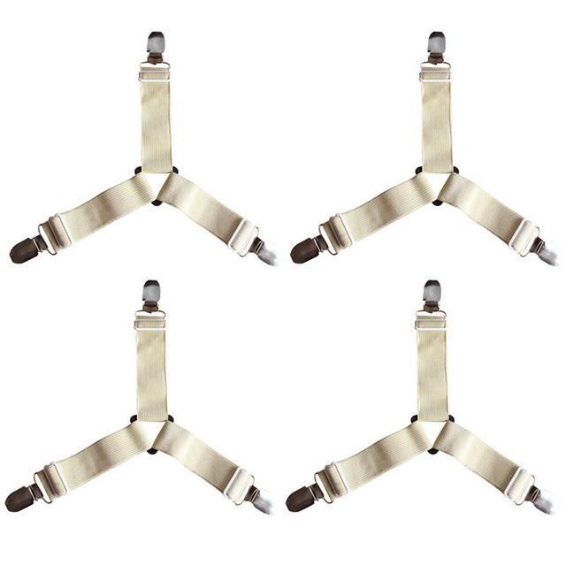 HoldTight - 4 Delers Elastiske Laken Klemmer | Skanto