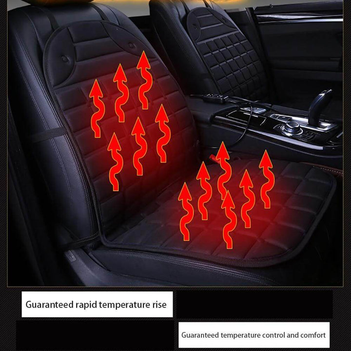 Skanto | Universell 2Pcs/Set 12V Oppvarmet Bilsetepute