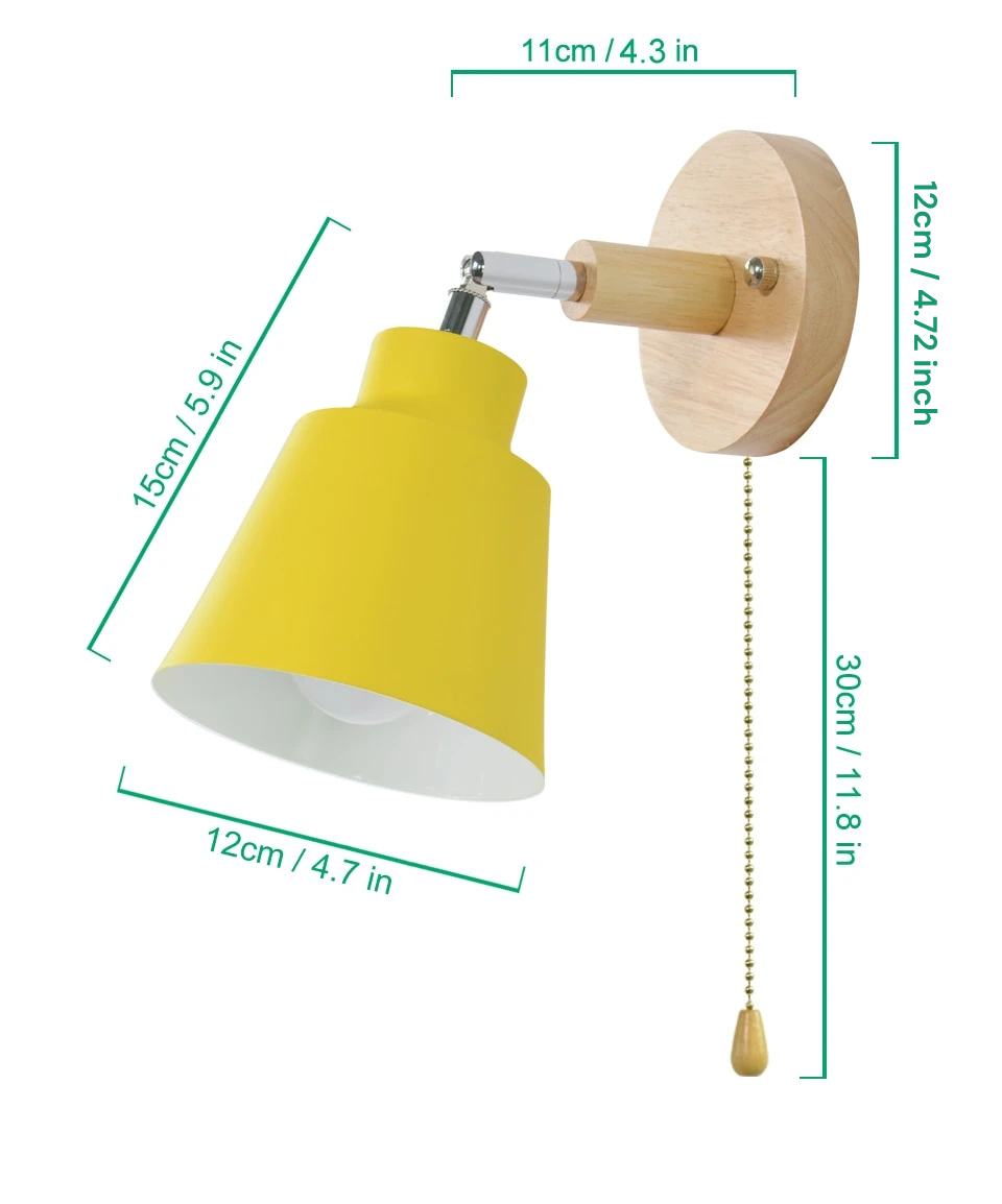 Skanto | Soleil - Dimbar Soleil Vegglampe med trekkbryter