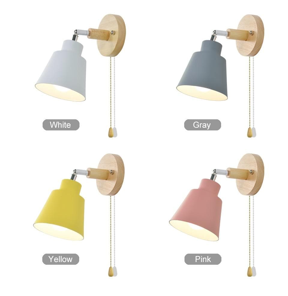 Vegglampe med trekkbryter - TwistGlow | Skanto