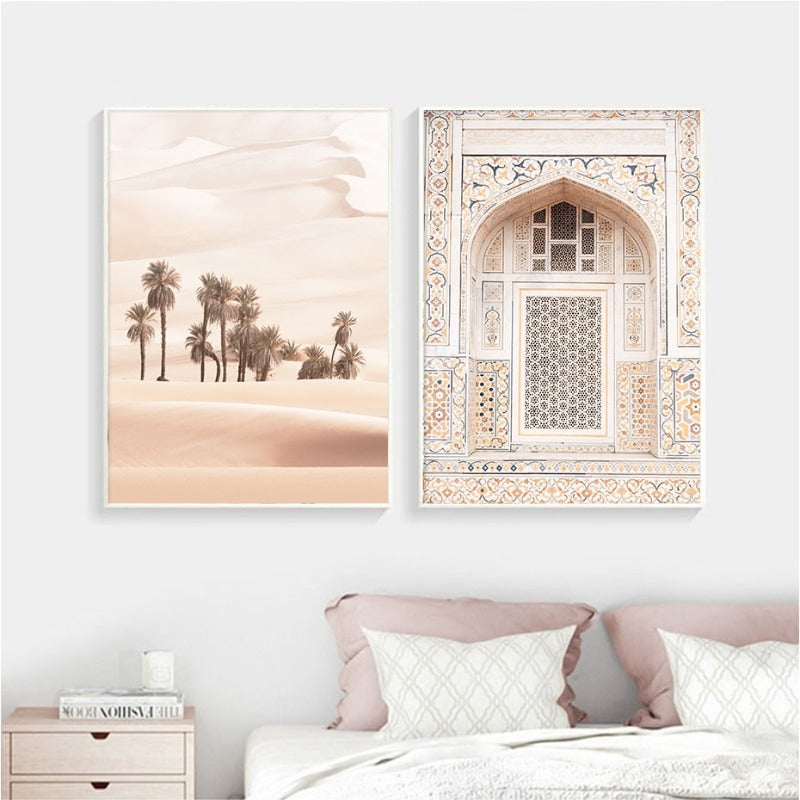 Beauty Of Desert - Lerret Veggkunst Maleri | Skanto