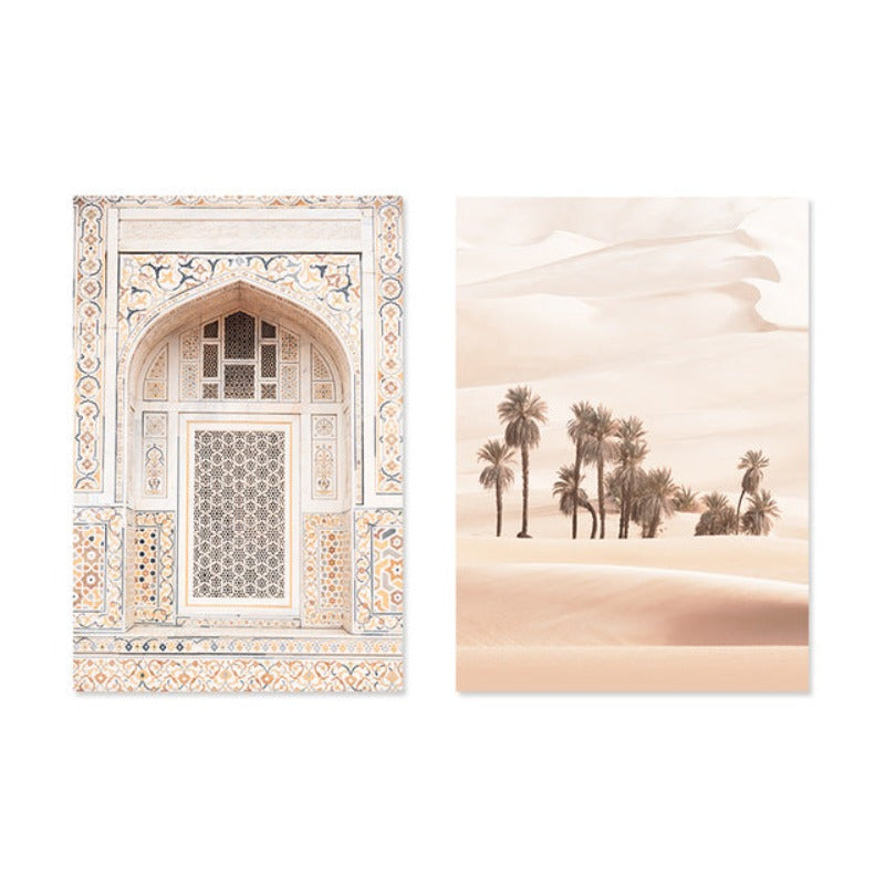 Beauty Of Desert - Lerret Veggkunst Maleri | Skanto