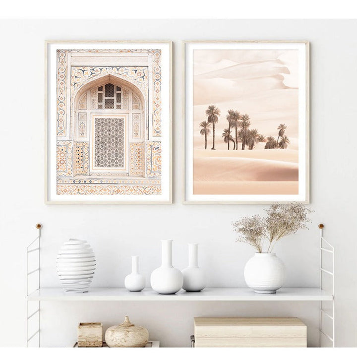 Beauty Of Desert - Lerret Veggkunst Maleri | Skanto