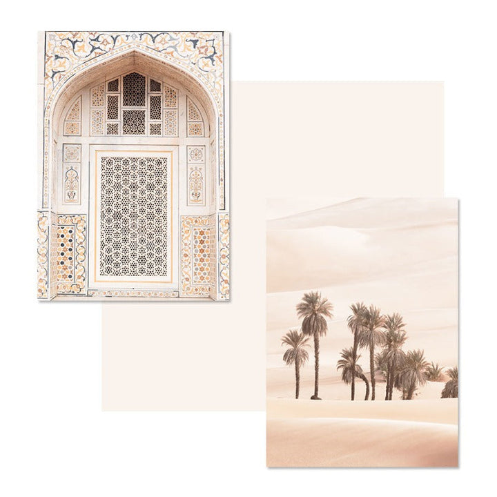 Beauty Of Desert - Lerret Veggkunst Maleri | Skanto