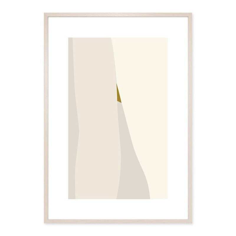 Minimalistisk geometrisk grafisk abstrakt galleri - lerret veggkunst maleri