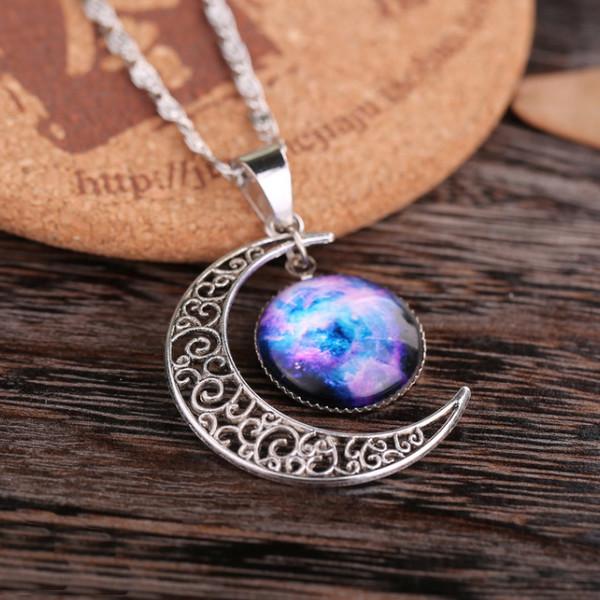 Crescent Galaxy Halskjeder | Skanto