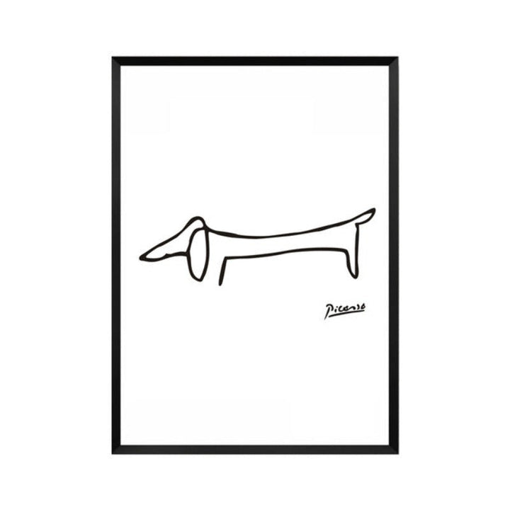 Tier Sketches - Canvas Wall Art Painting | Skanto