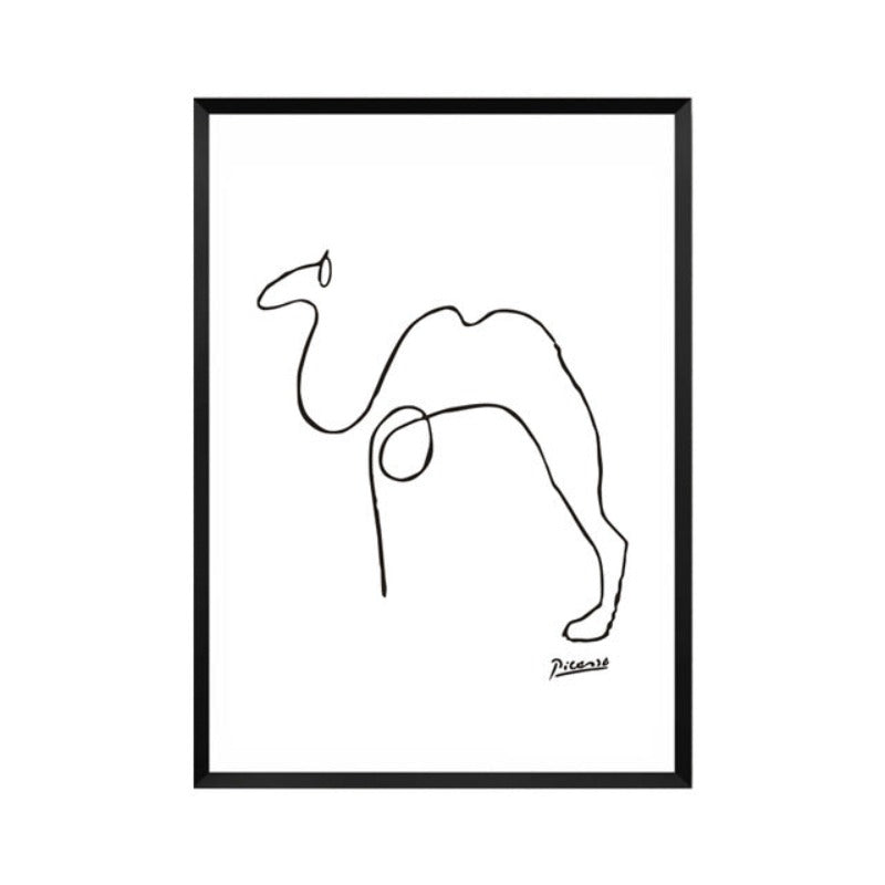 Tier Sketches - Canvas Wall Art Painting | Skanto