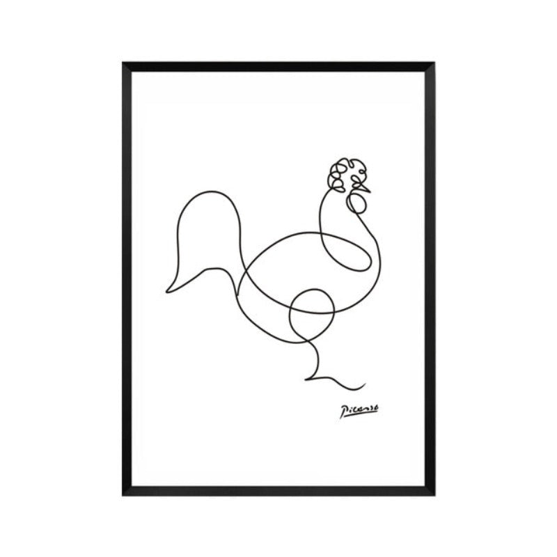 Tier Sketches - Canvas Wall Art Painting | Skanto