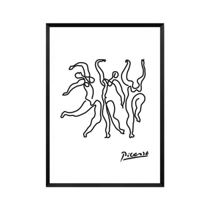 Tier Sketches - Canvas Wall Art Painting | Skanto