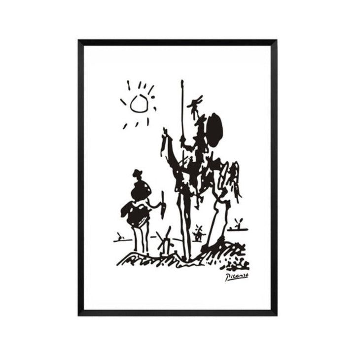 Tier Sketches - Canvas Wall Art Painting | Skanto