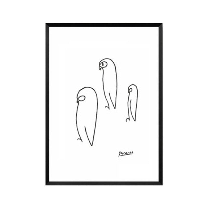 Tier Sketches - Canvas Wall Art Painting | Skanto