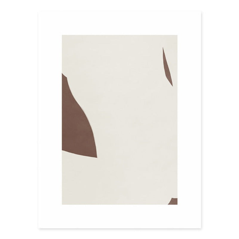 Minimalistisk geometrisk abstrakt veggkunstbilder - lerret veggkunst maleri