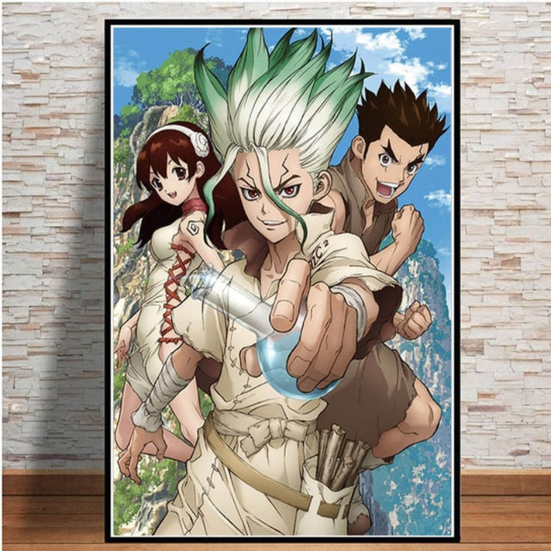 Anime Buddies - Canvas Wall Art Painting | Skanto