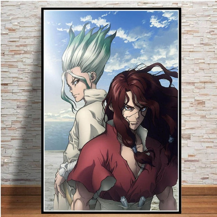 Anime Buddies - Canvas Wall Art Painting | Skanto