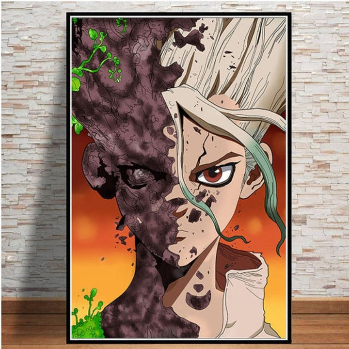 Anime Buddies - Canvas Wall Art Painting | Skanto