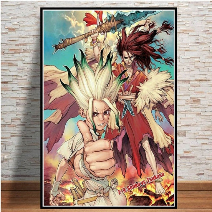 Anime Buddies - Canvas Wall Art Painting | Skanto