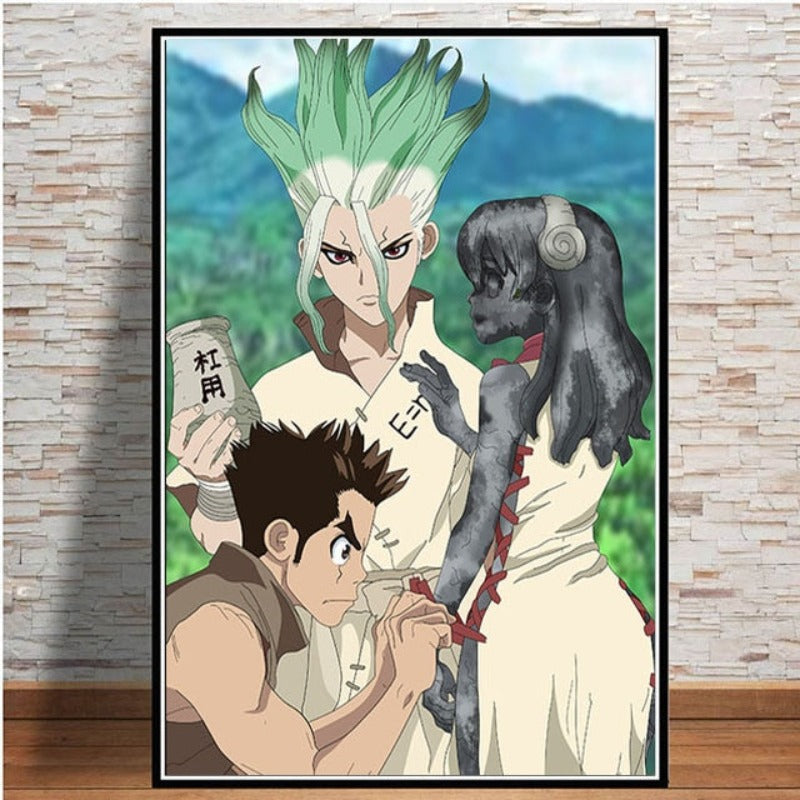 Anime Buddies - Canvas Wall Art Painting | Skanto