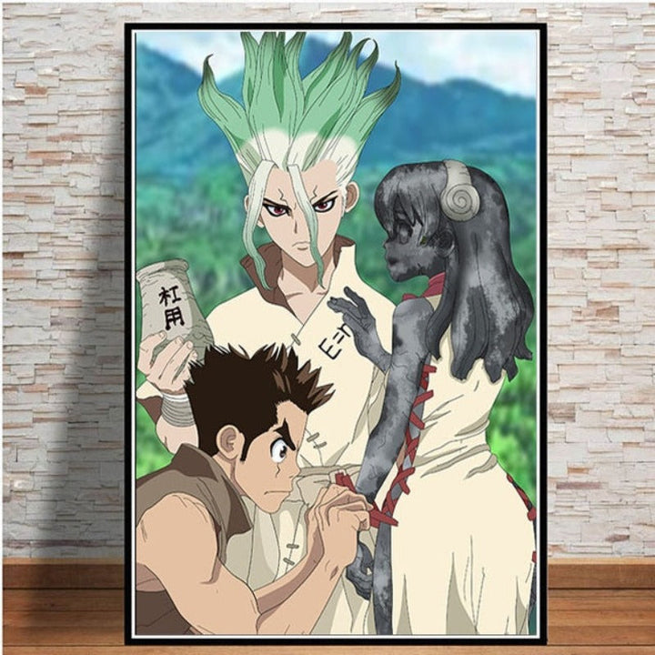 Anime Buddies - Canvas Wall Art Painting | Skanto