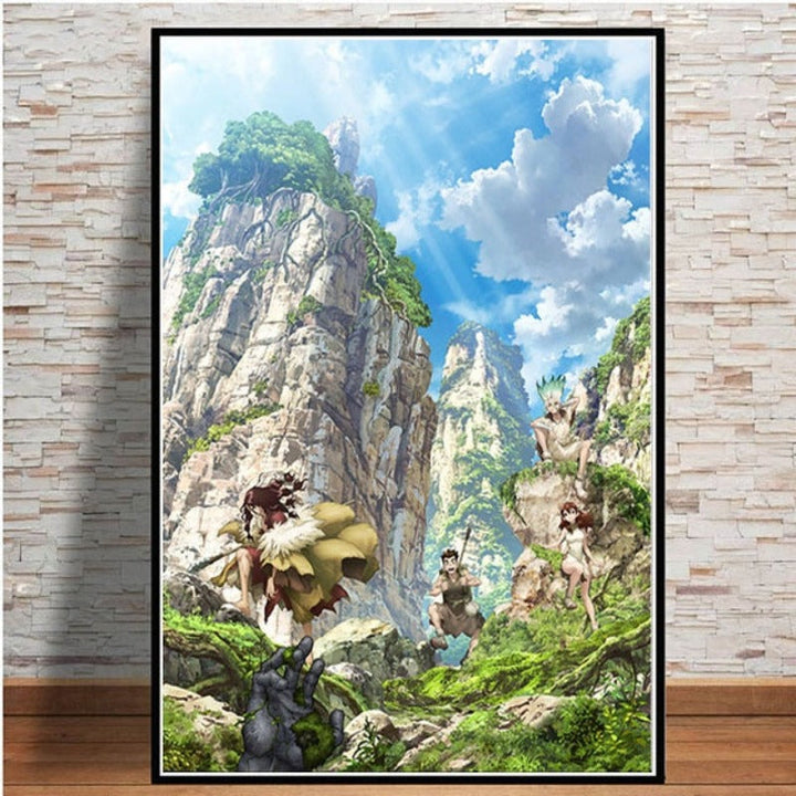 Anime Buddies - Canvas Wall Art Painting | Skanto