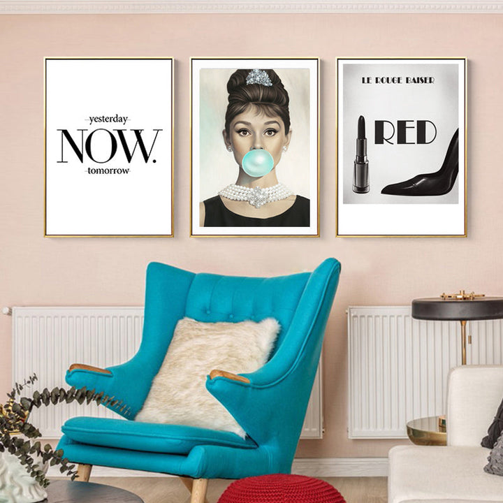 Plakat med inspirerende livssitat – Lerretbilde