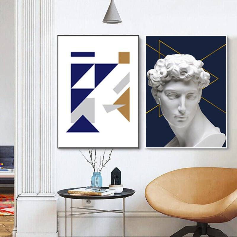 Abstract David - Canvas Wall Art Painting | Skanto