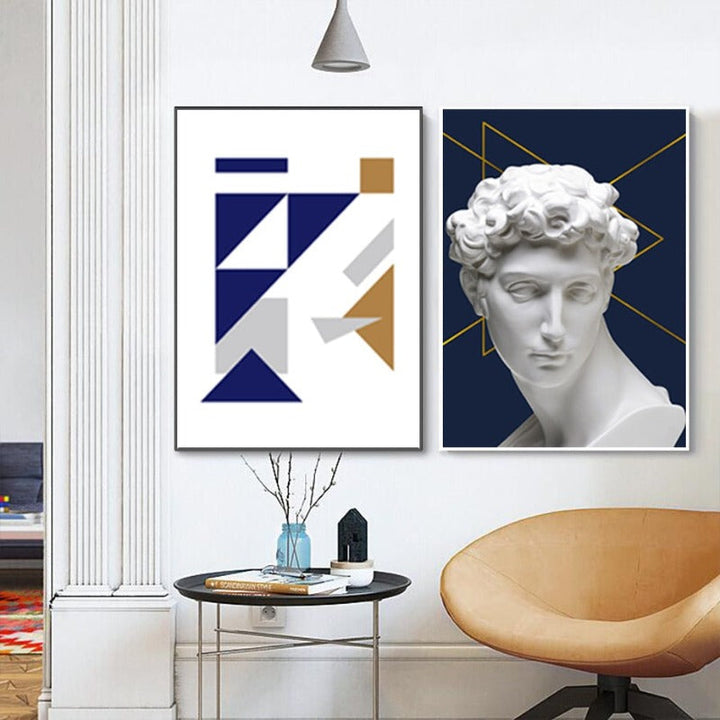 Abstract David - Canvas Wall Art Painting | Skanto