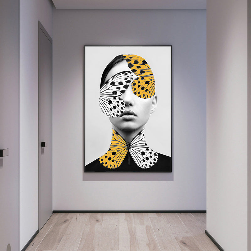 Abstract Creative Butterfly Women's Wall Art Prints Poster - Canvas Wall Art Painting | Skanto