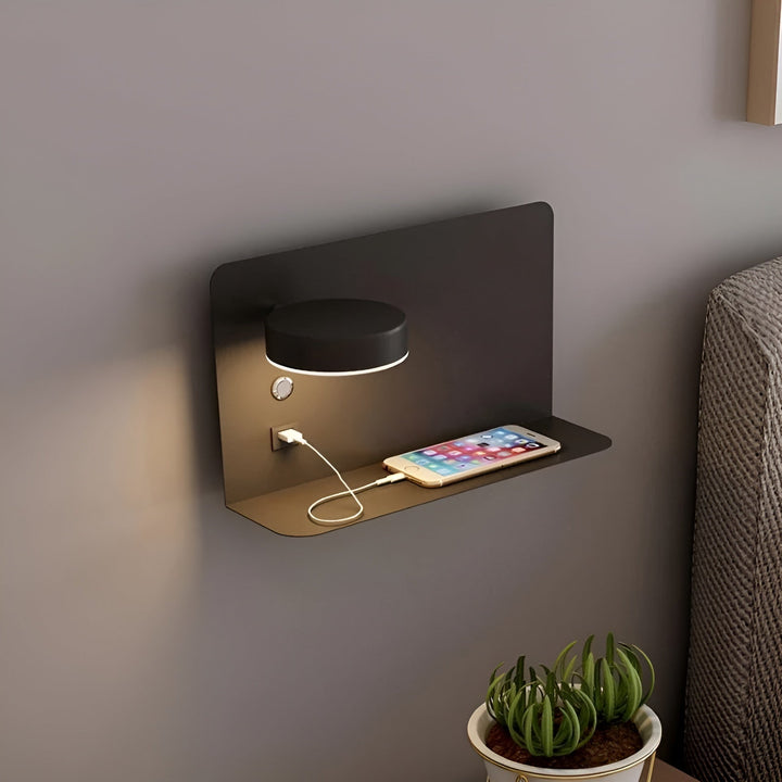 Skanto | Vegglampe – Oppladbar eleganse med USB LED-belysning for en luksuriøs atmosfære