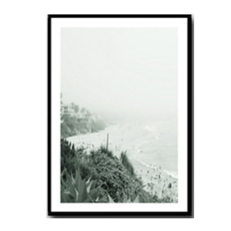 Moderne Welle Kystpalme Seascape - Lerret Veggkunst Maleri
