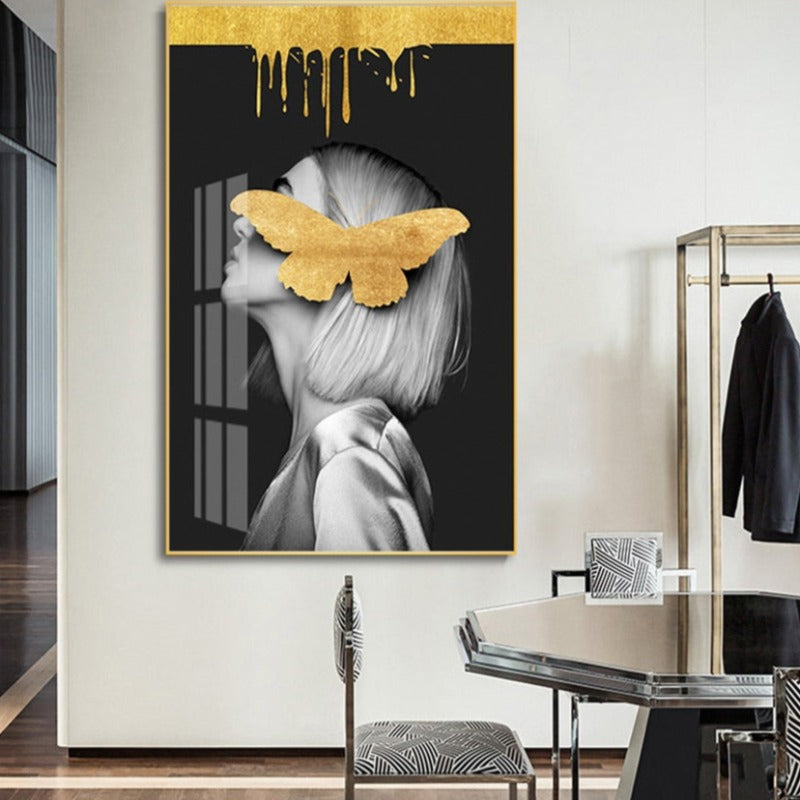 Figurer Bilder Veggkunst - Lerret Veggkunstmaleri