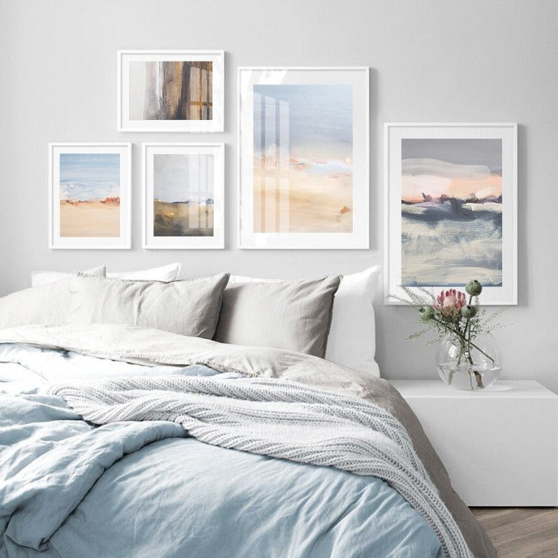 Abstract Seascape - Canvas Wall Art Painting | Skanto