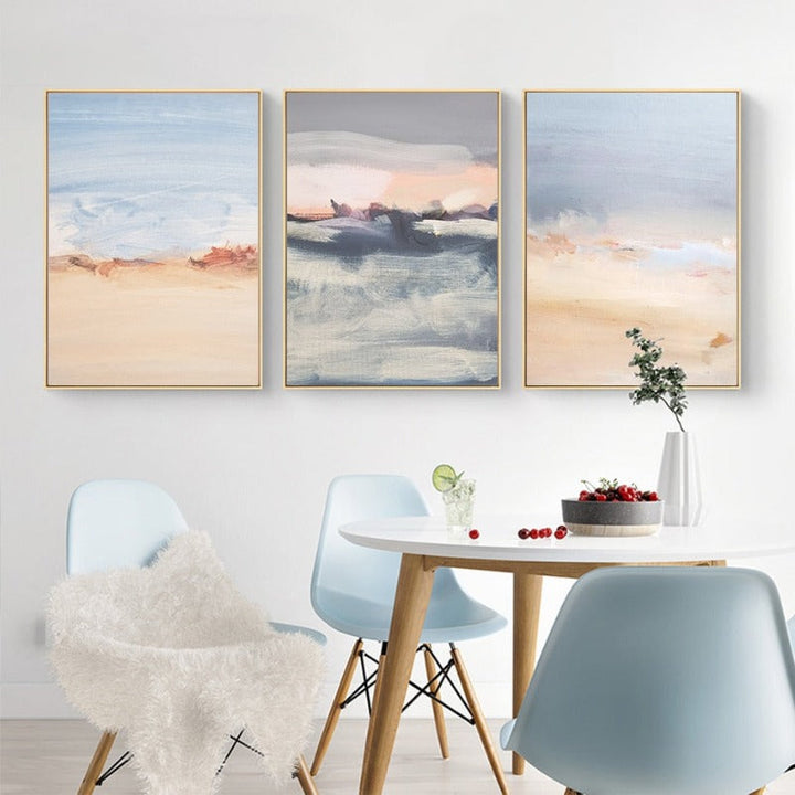 Abstract Seascape - Canvas Wall Art Painting | Skanto