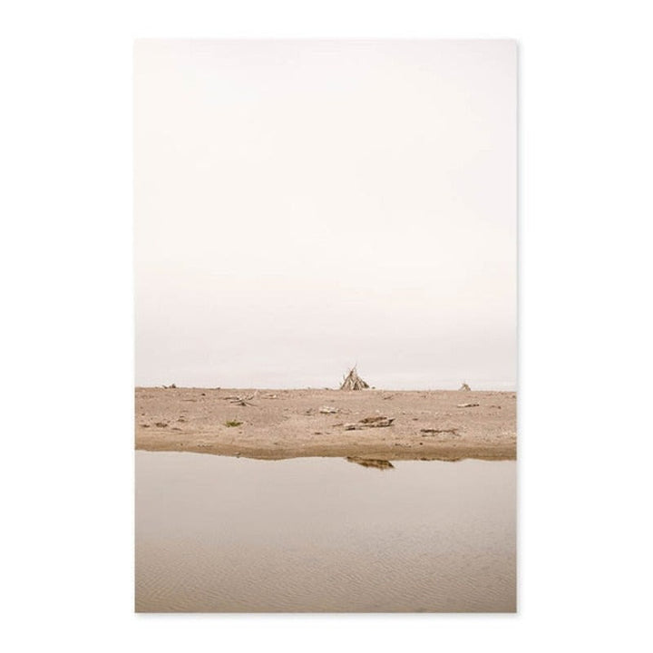 Himmelsk strand - lerret veggkunst maling