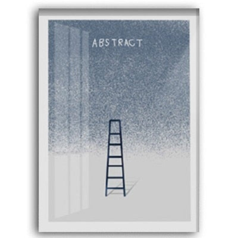 Abstract Thoughts - Lerret Veggkunst Maleri | Skanto