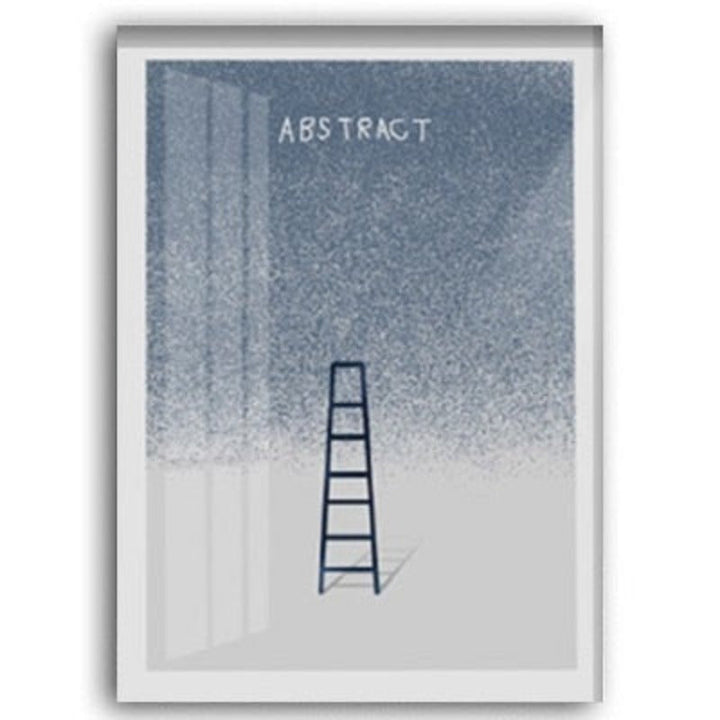 Abstract Thoughts - Lerret Veggkunst Maleri | Skanto