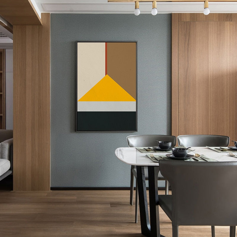 Skandinaviske geometriske trykkplakater nordisk - lerretbilde