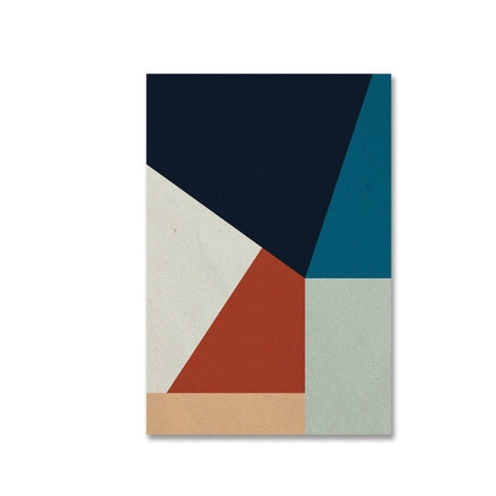 Skandinaviske geometriske trykkplakater nordisk - lerretbilde