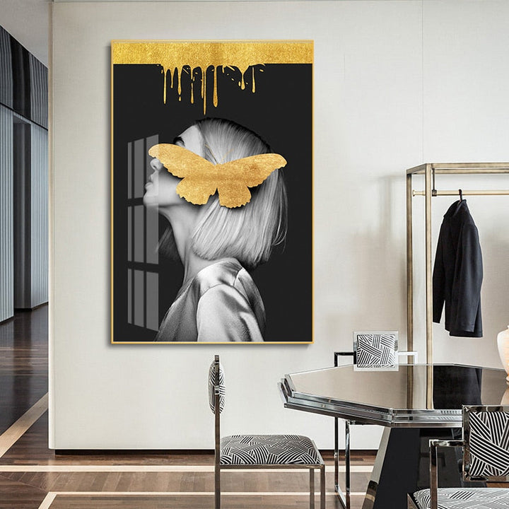 Figurer Bilder Veggkunst - Lerret Veggkunstmaleri