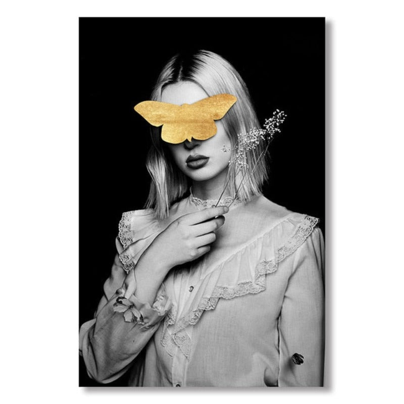 Figurer Bilder Veggkunst - Lerret Veggkunstmaleri