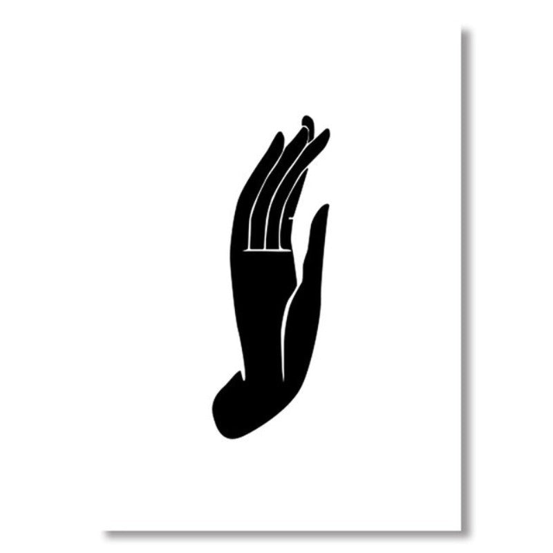Buddha Mudra Håndgestus - Lerret Veggkunst Maleri | Skanto