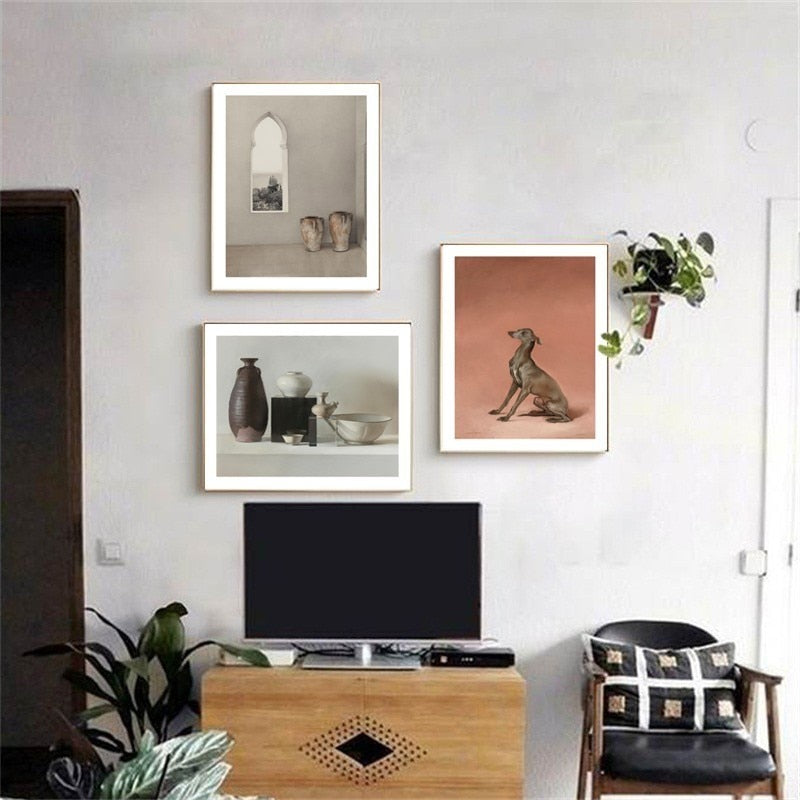 Life On Hold-Canvas Veggkunst Maleri