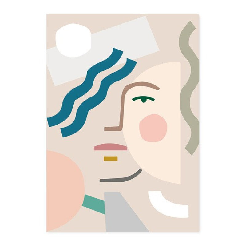 Face Of Art - Lerret Veggkunst Maleri