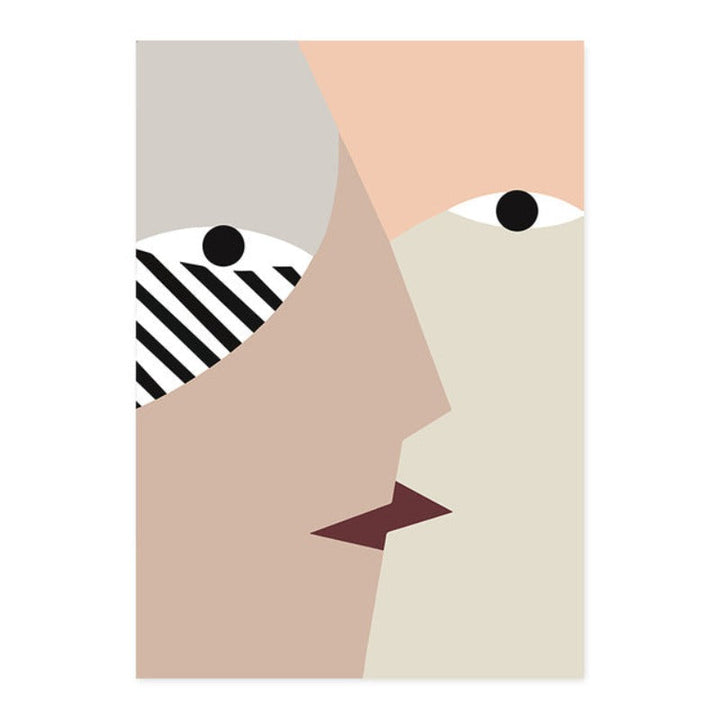 Face Of Art - Lerret Veggkunst Maleri